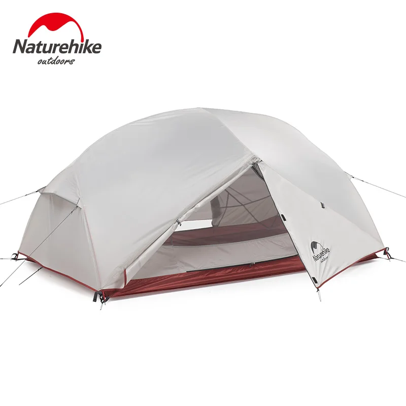 

Naturehike 2 3 Person Ultralight Camping Tent Waterproof Double Layer 3 Season Outdoor Hiking Tourist Tent with Mat NH18M010-J