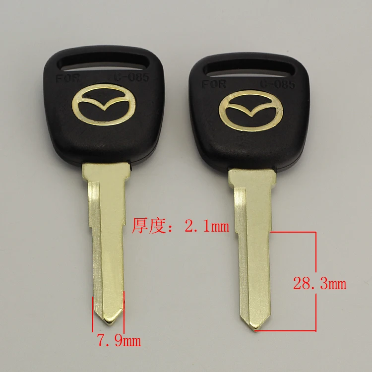 

C946 Copper standard single Mazda right blank key