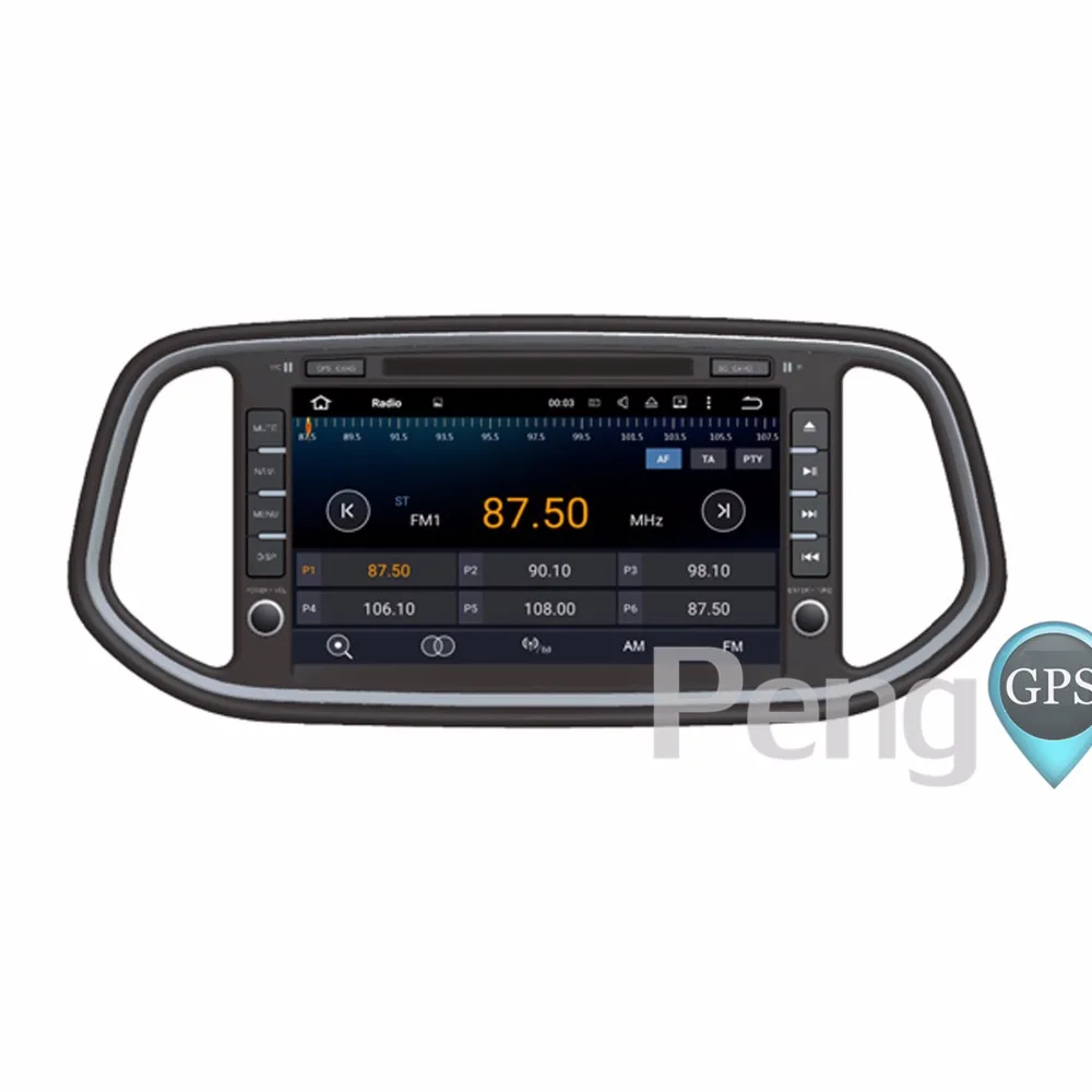 Top Octa Core 2 Din Stereo Android 8.0 Car CD DVD Play GPS Navigation Radio for KIA KX3 2014 2015 2016 2017 Autoradio Headunit WIFI 3