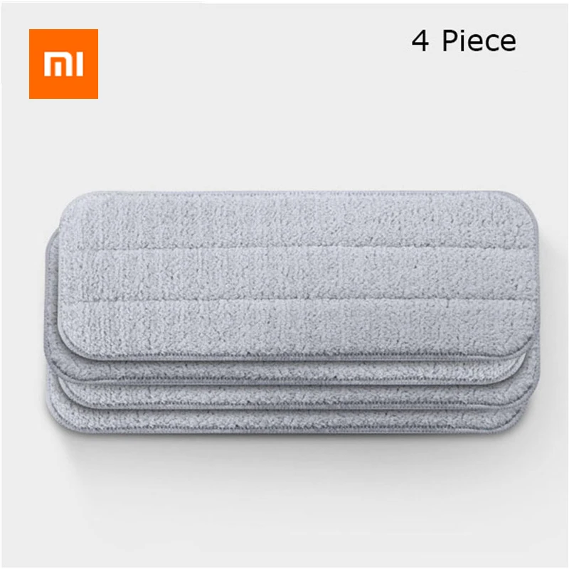 4 шт. Xiaomi Mijia Deerma Замена швабры для чистки пола вращающейся на 360 градусов