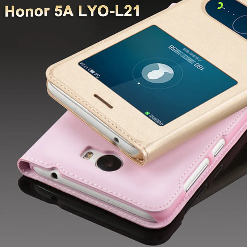 Huawei الشرف 5A LYO-L21 حالة غطاء فاخر بو أغطية جلد الوجه حافظة لهاتف huawei الشرف 5 A LYO-L21 حالة حماية الهاتف حالات