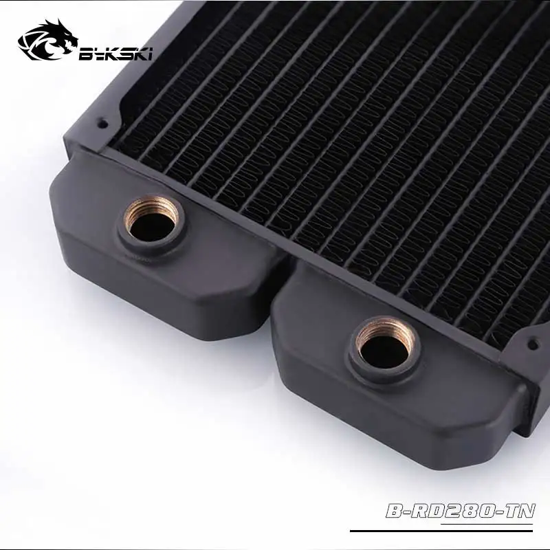 80% OFF  BYKSKI 28mm Thick Copper + Brass 280mm Computer Water Discharge Liquid Heat Exchanger Metal Radiato