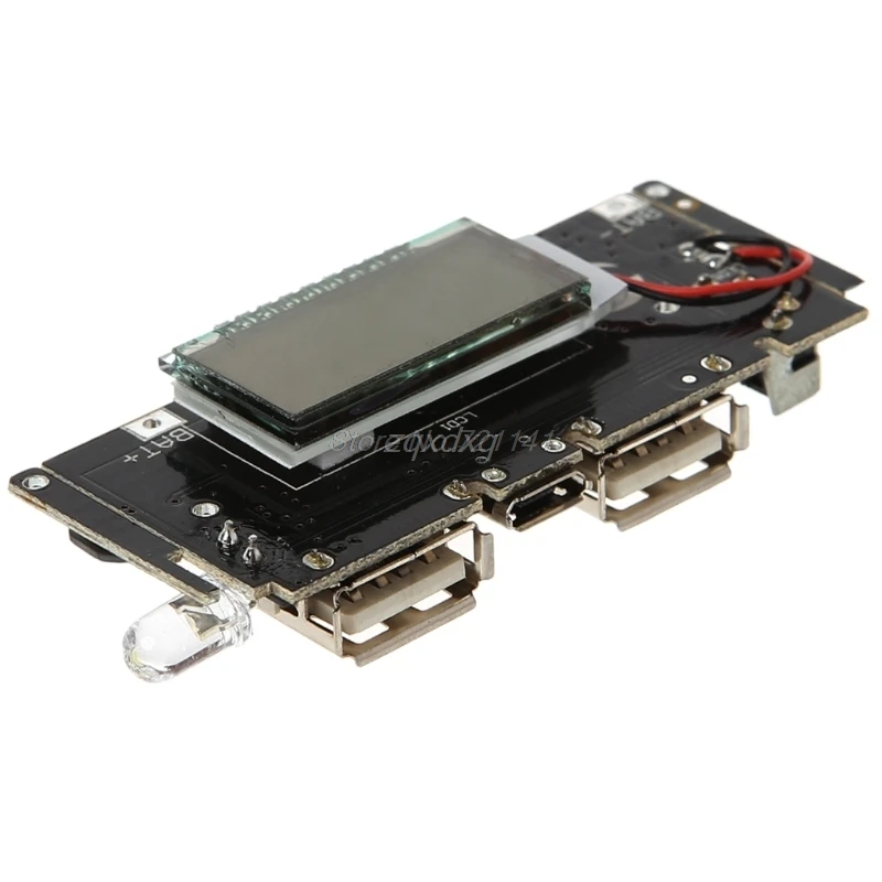 Двойной USB 5V 1A 2.1A мобильный Банк питания 18650 литиевая батарея зарядное устройство