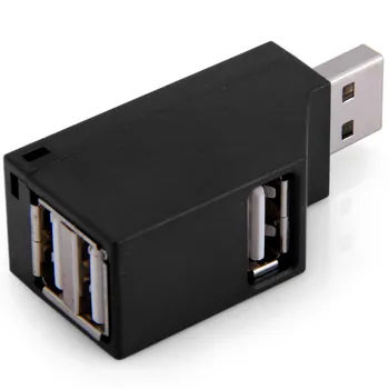 

CYDZ Black Color Vertical Type USB 2.0 3 Ports Hub Bus Power for Laptop Notebook PC & Mouse & Flash Disk