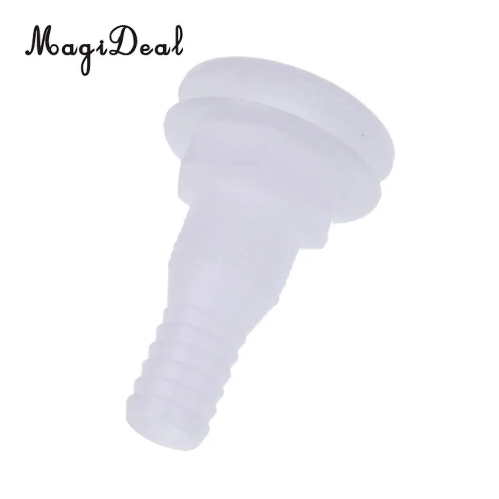 MagiDeal 1Pc Durable Plastic Boat Marine Straight Thru-Hull Bilge Pump & Aerator Hose Fitting for Rowing Boat Yacht Acce 3 Sizes
