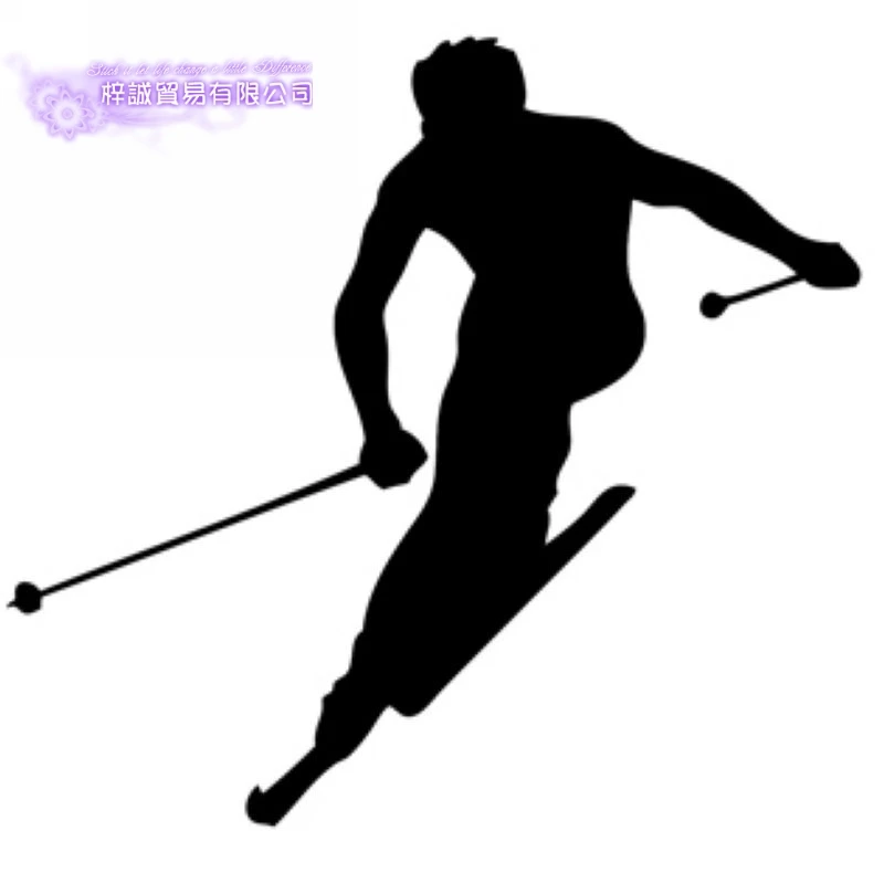 Ski Sticker Snowboarding Decal Skiing Posters Board Vinyl Wall Decals Pegatina Quadro Parede Decor Mural Ski Sticker