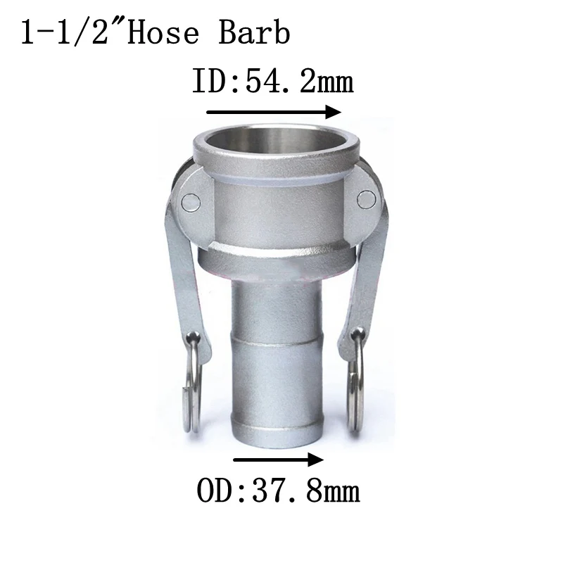 1/" 3/4" " 1-1/4" 1-1/" шлангная штанга Camlock 304 из нержавеющей стали C Тип поворотный проходной фитинг-насос адаптер для домашнего пивоварения - Цвет: NO5