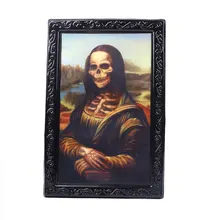 Хэллоуин ужас фото жуткий фото призрак рамка 3D вечерние морфинга стены дома стимулируют привидениями страшный Декор вечерние реквизит домашний декор