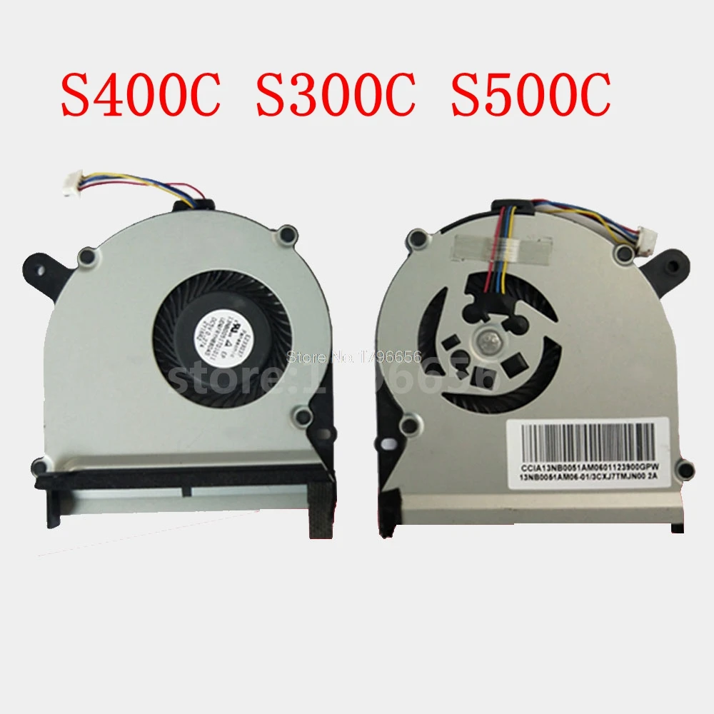 جديد وحدة المعالجة المركزية التبريد مروحة تبريد ل Asus S400C X402C F402C X502C S300C S500C A550V X550C X552C X552E N53S N53J N73S n73J G551J N551J