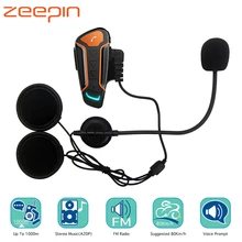 1000 m Bluetooth Citofono Del Casco del Motociclo Cuffie per 3 Rider BT Senza Fili Walkie Talkie Moto Stereo Interfono MP3 GPS FM radio
