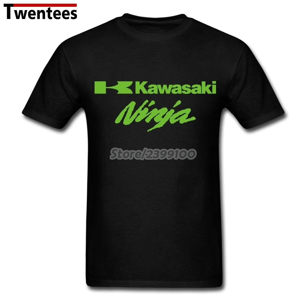 ==> [Free Shipping] Buy Best Logo Kawasaki Ninja T-shirt Men Boy Premium Short Sleeve Thanksgiving Day Custom XXXL Men's Camiseta Online with LOWEST Price | 32816297524