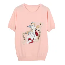 GRUIICEEN женская футболка с коротким рукавом летняя рабочая одежда женская футболка с круглым вырезом