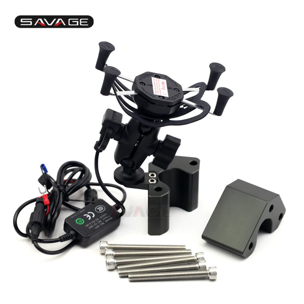 Handle Bar Adapter & mobile phone Navigation Bracket & USB The charger&nbsp;wire (3)