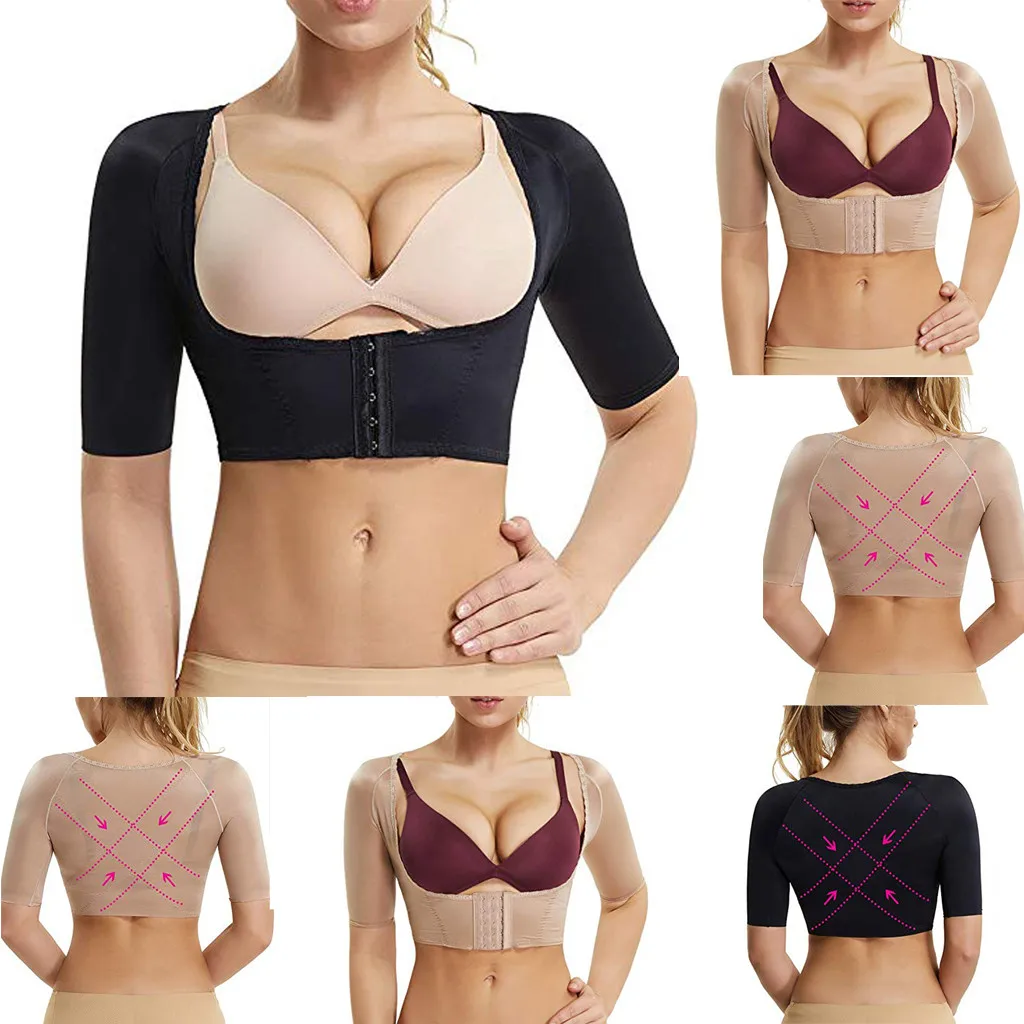 

Women Slimming Arm Control Compression Garment Upper Sleeves Bra Vest Underwear Feeding Nursing Underwear Clothes for pregnant