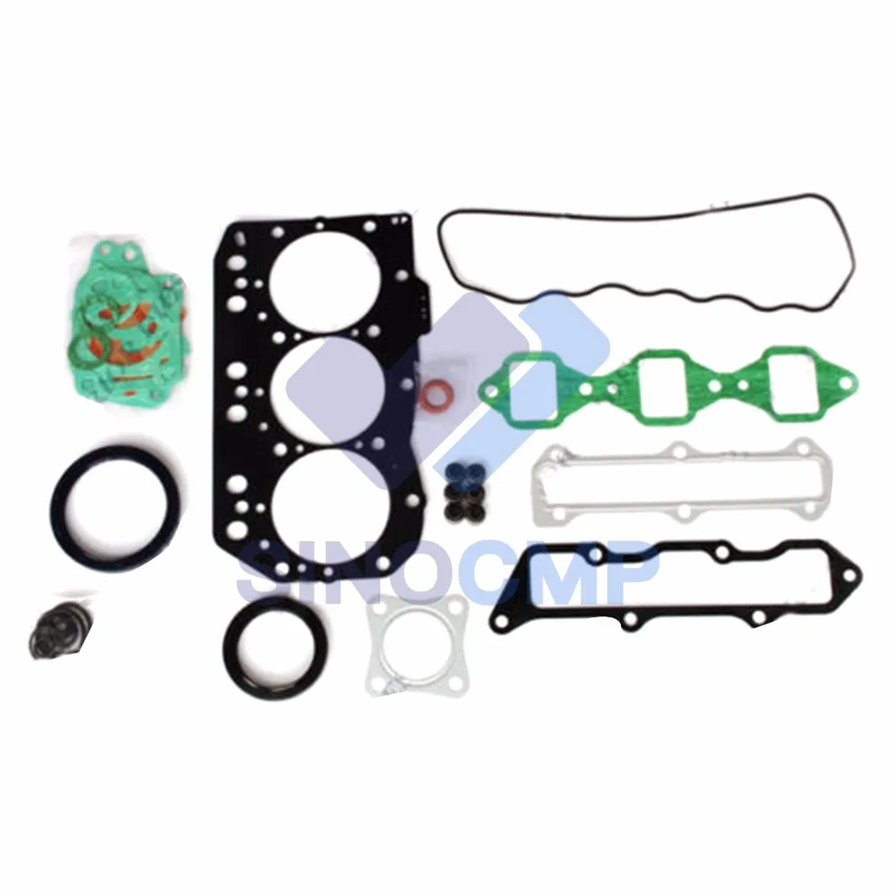Yanmar 3TNE82A Engine Gasket Kit For Kobelco Takeuchi Excavator and Bagger_