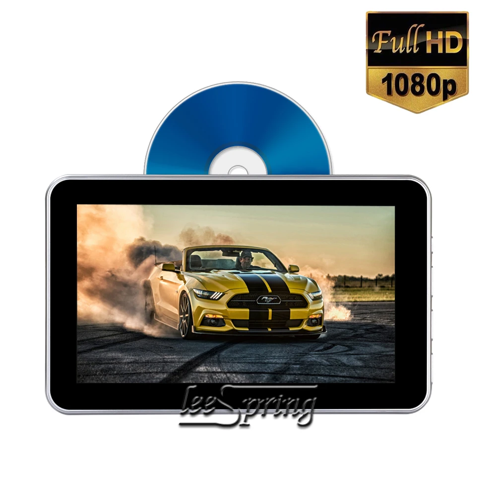 

10.1 inch Headrest Monitor DVD Player Car Rear Seat Media DVD Player with Key operation