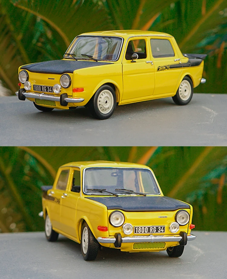 Изысканный подарок 1:18 NOREV Simca модель автомобиля из сплава, высокая имитация литого металла Расширенная Ретро модель автомобиля