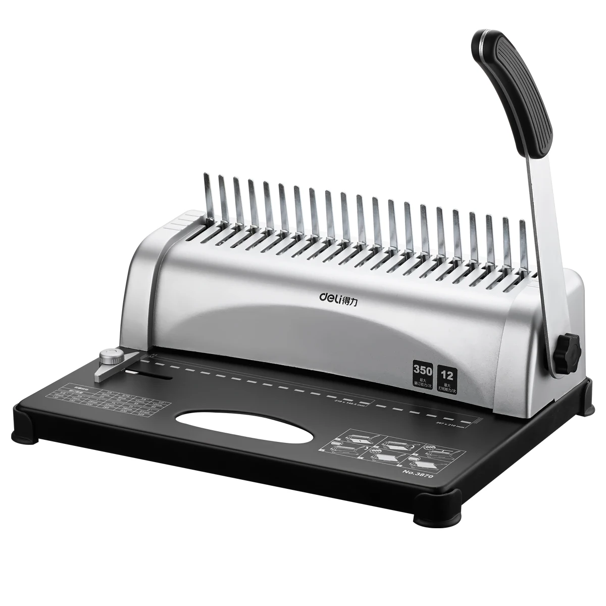 ديلي 3870 قسائم المالية آلة تجليد 12 أوراق آلة الحفر ديلي 3870 قسائم المالية آلة تجليد 12 أوراق آلة الحفر