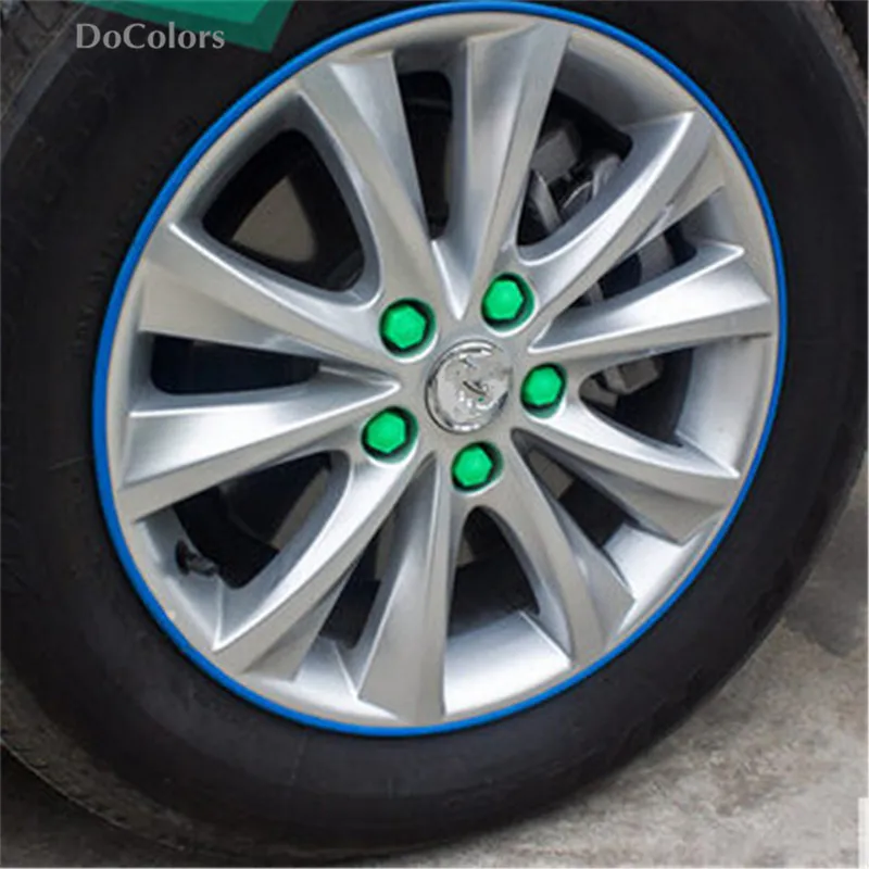 

DoColors Car Wheel Hub Nuts Bolts Screw Cover case For Skoda Octavia Fabia Rapid Superb Yeti Roomster Combi KODIAQ