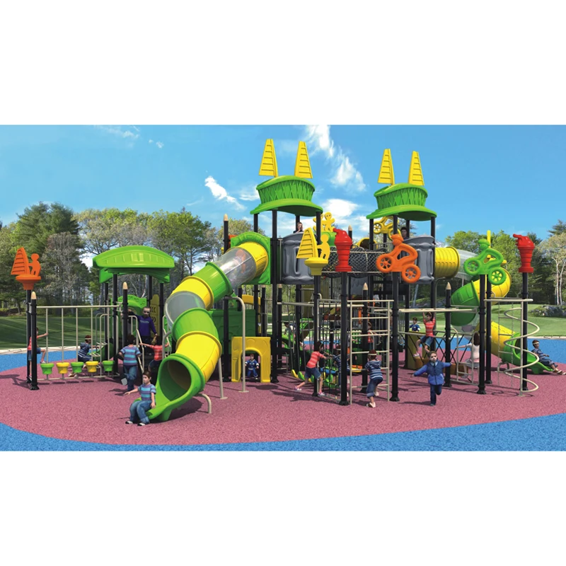 

2017 YLW amusement combined outdoor playground slide for park OUT1636 with CE,TUV certificates
