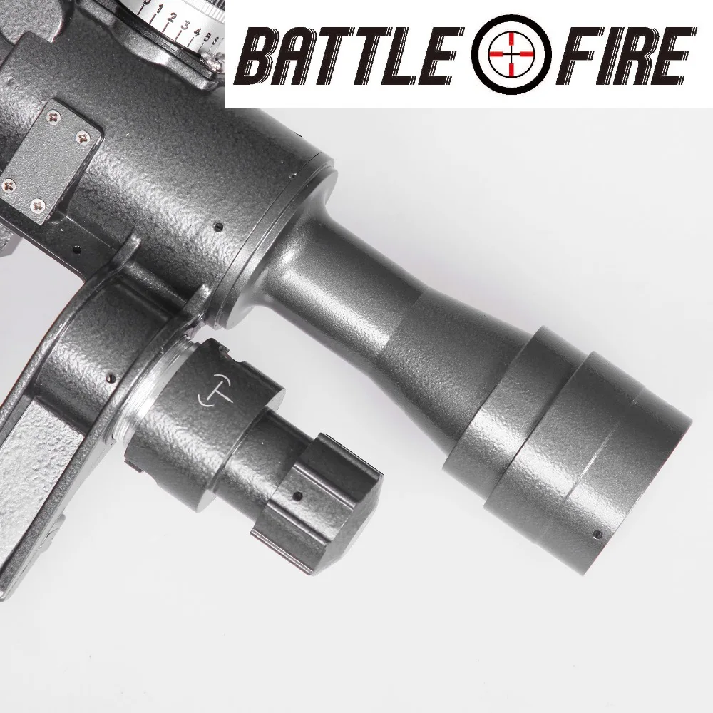 4x24-1 (5) Military Standard Riflescope with Sad 4X24-1Red Illuminated Reticle Rifle Scope 