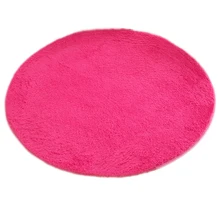 SDFC домашний Коврик для йоги 80*80 см качественные коврики современные мохнатые круглые коврики и ковры для гостиной спальни ковер розовый красный