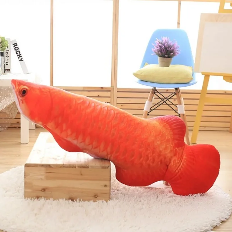 1 шт. 3d имитация золота 27 см 60 85 см|plush toys|fish plush toyfish |