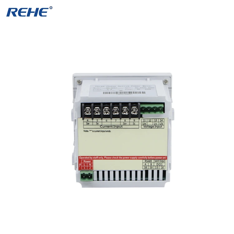 REHE RH-3P31 96*96 мм интеллектуальный Аналоговый Цифровой Активный мощность 3 фазы 3 измеритель мощности Светодиодный