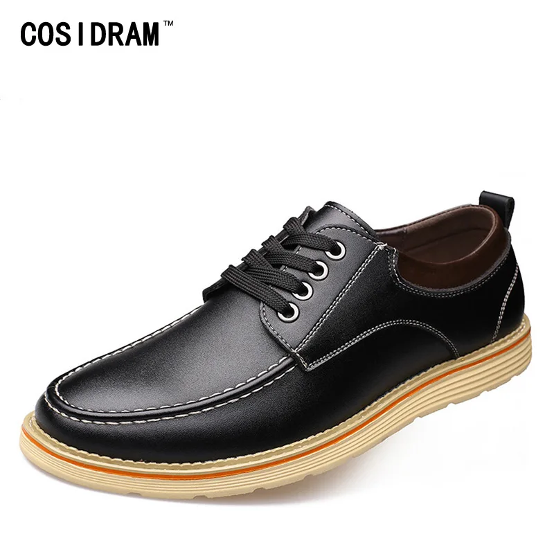 COSIDRAM Lace up Brand Fashion Men Shoes Men Casual Shoes 2018 Spring ...