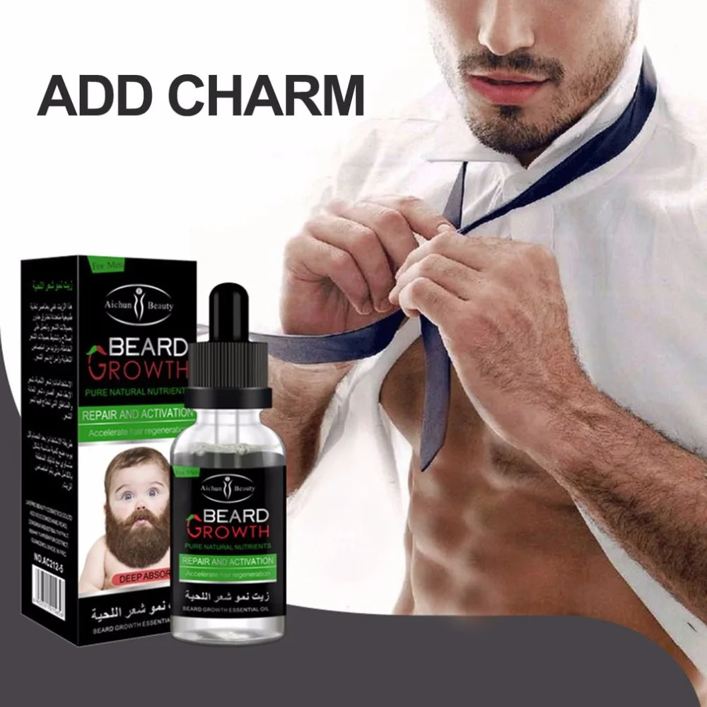 Сексуальная Борода Усы груди средство для роста волос Жидкие толстые сущность масло Enhancer 40 мл увлажняющий утолщающие удлинение H