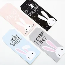 Новые 5 шт./компл. милые четыре стиля канцелярские принадлежности с изображением кролика бумажный конверт