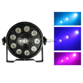 

9X12W +30W LED Par light RGBW 4in1 flat par led DMX control disco lights professional dj equipment stage lighting