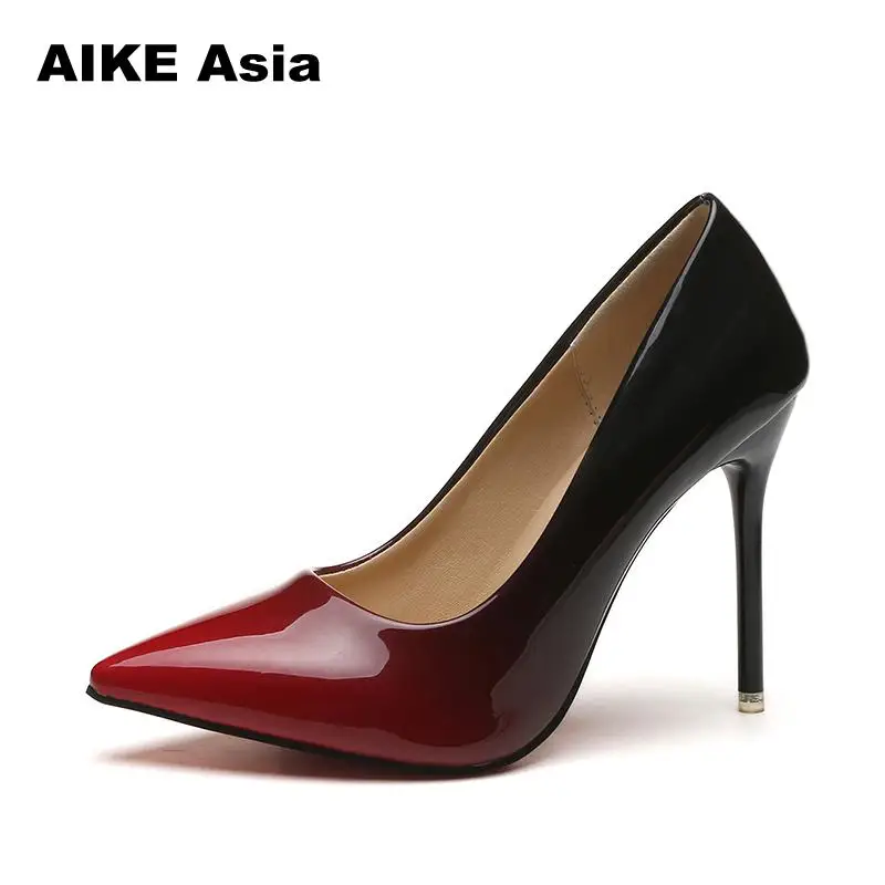 size 34-42 2019 Women pumps Fashion pointed toe patent leather stiletto high heels shoes Spring Summer Wedding Shoes woman #5891 size 34-42 2019 Women pumps Fashion pointed toe patent leather stiletto high heels shoes Spring Summer Wedding Shoes woman #5891