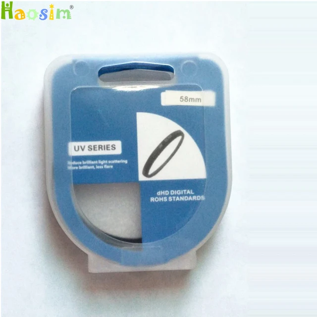 Best Offers 37 40.5 43 46 49 52 55 58 62 67 72 77 82 mm UV Digital Filter Lens Protector for canon nikon DSLR SLR Camera with package