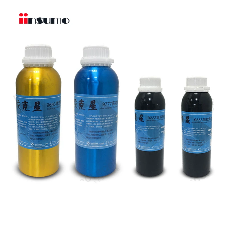 

Free Shipping 4 x 1000mL 9666 Liquid Phone Screen OCA Glue Remover for Samsung Edge / Curved Screen U.S Market