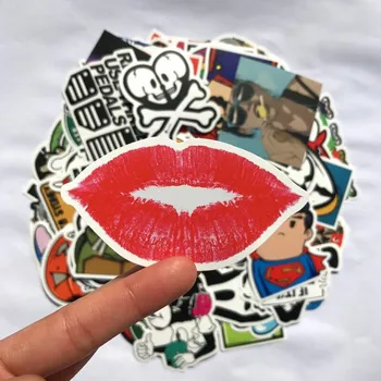 

300PCS Do not repeat notebook stickers Waterproof sunscreen car stickers Motorcycle trolley case cartoon graffiti stickers