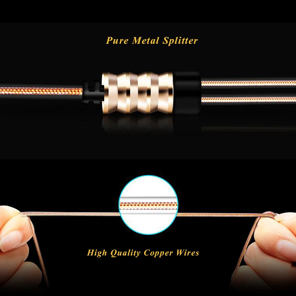 KST-X1-Golden-Metal-Earphone-Headphones-Headset-With-Bullet-Earbuds-Single-Crystal-Copper-Wire-For-Android (1)