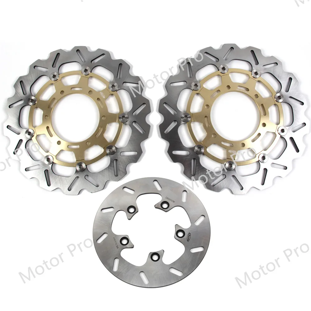 For Suzuki GSXR 750 2008 2014 Front Rear Brake Disc Disk Rotor Kits