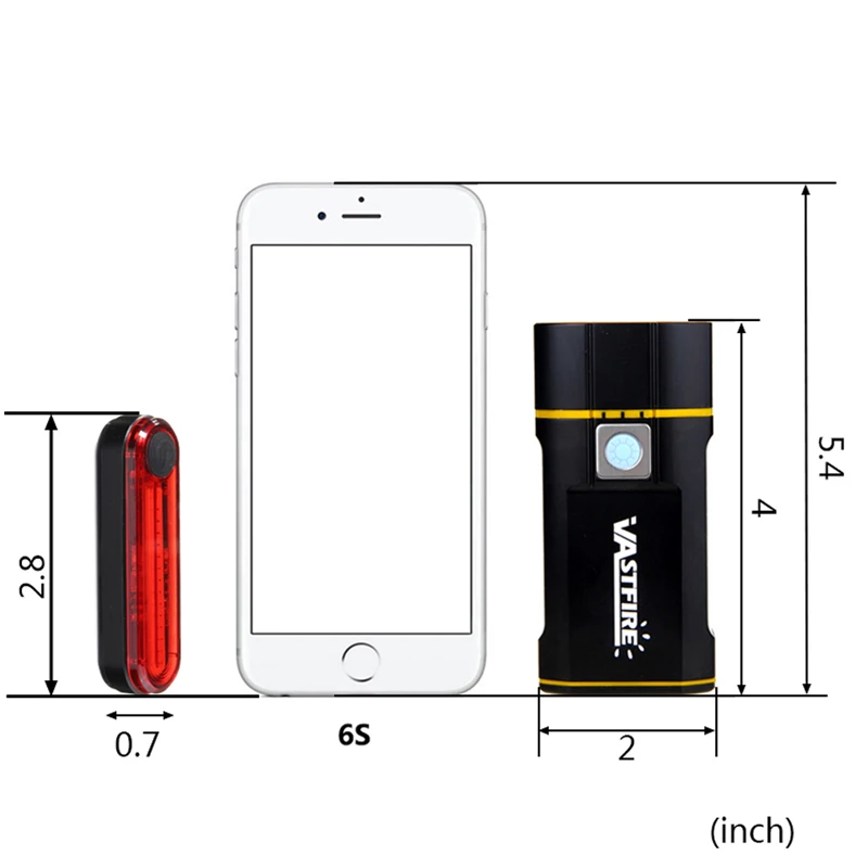 Фонарь велосипедный передний с зарядкой от USB 2 светодиода T6|Велосипедная фара| |