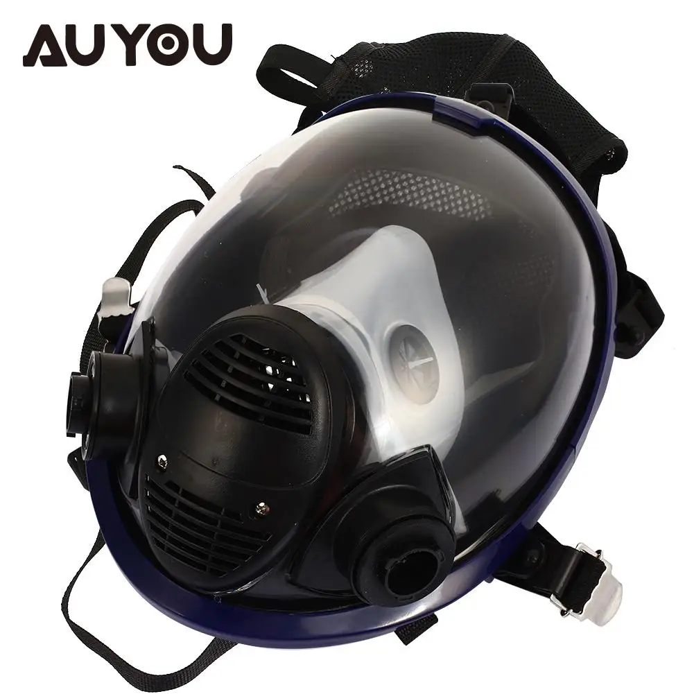 Goedkoop Stofdicht Spuiten Gas Masker Universele Gezichtsmasker Respirator Ademhaling Maskers Schilderen Volledige Gezicht Schilderen Gas Masker