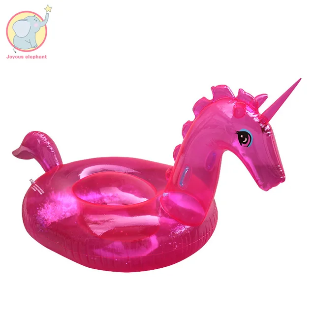 pink unicorn pool float