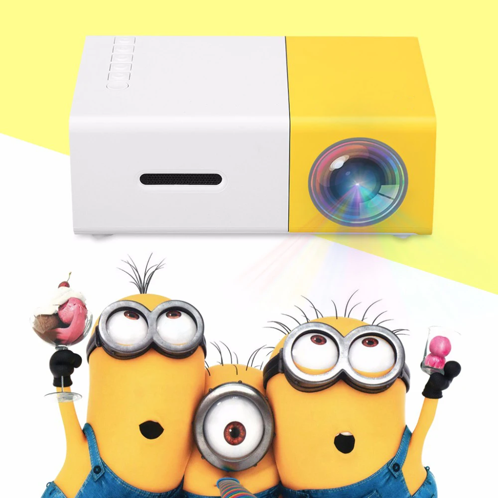 

Drop Shipping YG300 YG - 300 LCD Projector Full HD 1080P Mini Portable Home Theather Cinema LED Projector For Video Media Player