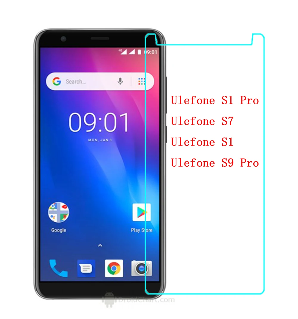 

9H 2.5D For Ulefone S7 s1 s9 pro Tempered Glass 100% Quality Screen Protector Film For Ulefone s1 pro Mobile Phone Glass