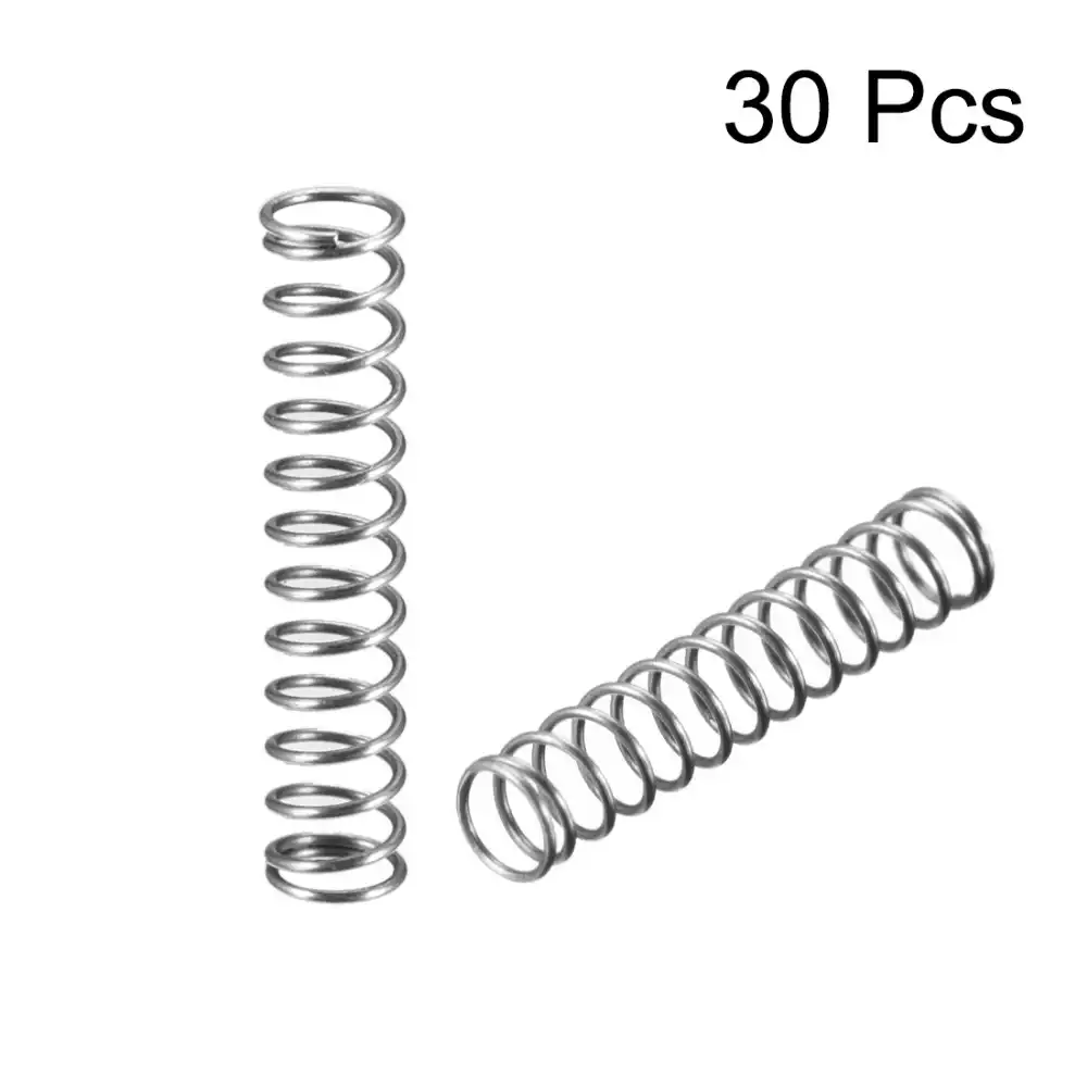 Mechanical Parts Extension Compression Spring 100pcs-Multiple specifications Spring Steel Compression Spring Size : 0.3x3x15mm Mechanical Parts Extension Compression Spring 100pcs-Multiple specifications Spring Steel Compression Spring Size : 0.3x3x15mm