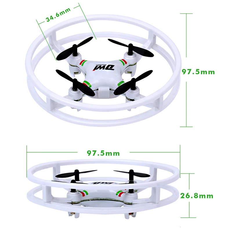 Мини Drone RC Quadcopter Nano дроны карман беспилотный корпус вертолет 2,4 GHz подарок для детей игрушки дви Dowellin D1