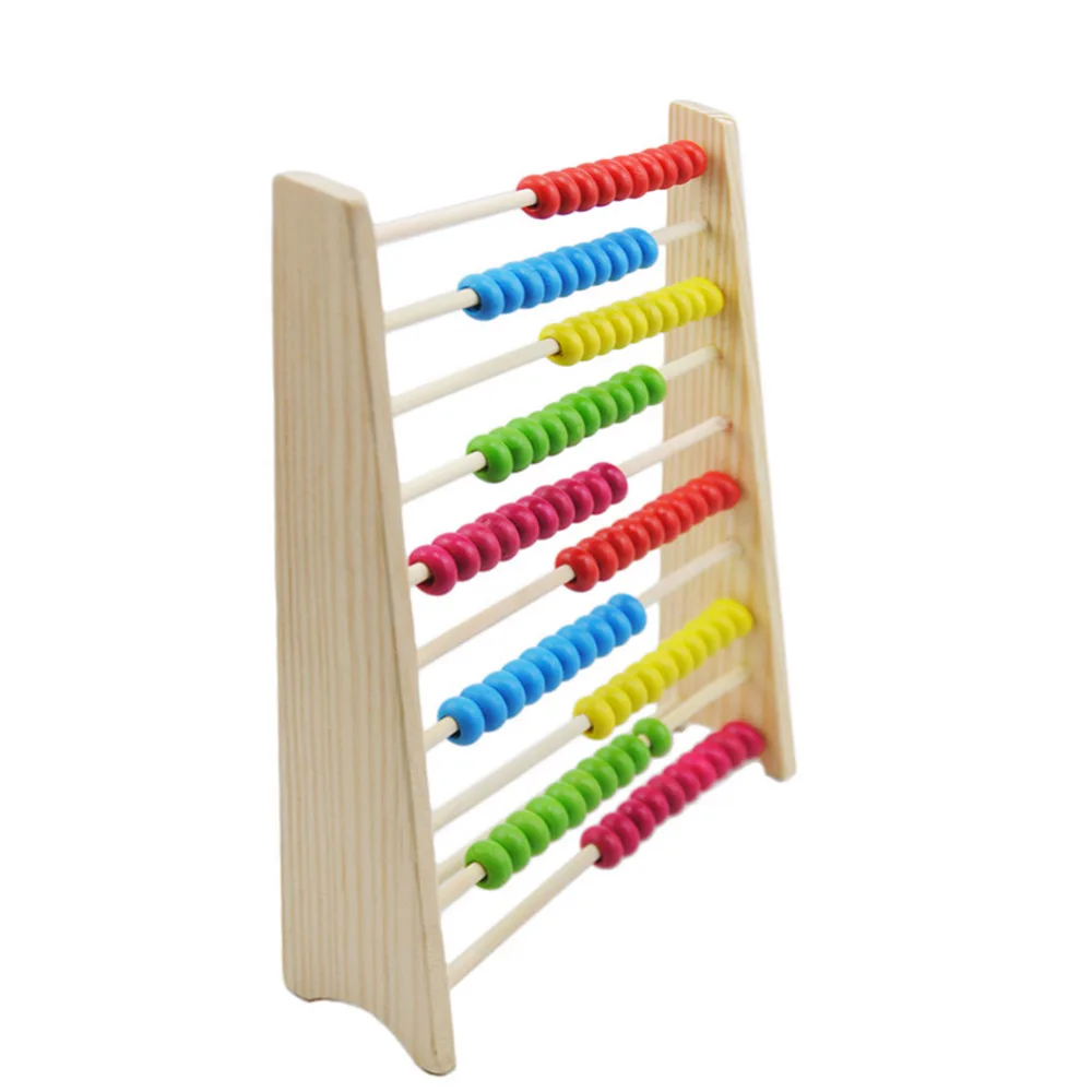 

Wooden Baby Toys Colorful Beech Abacus Learning Educational Preschool Training Brinquedos Juguets Kids Math Toys Learning Toys