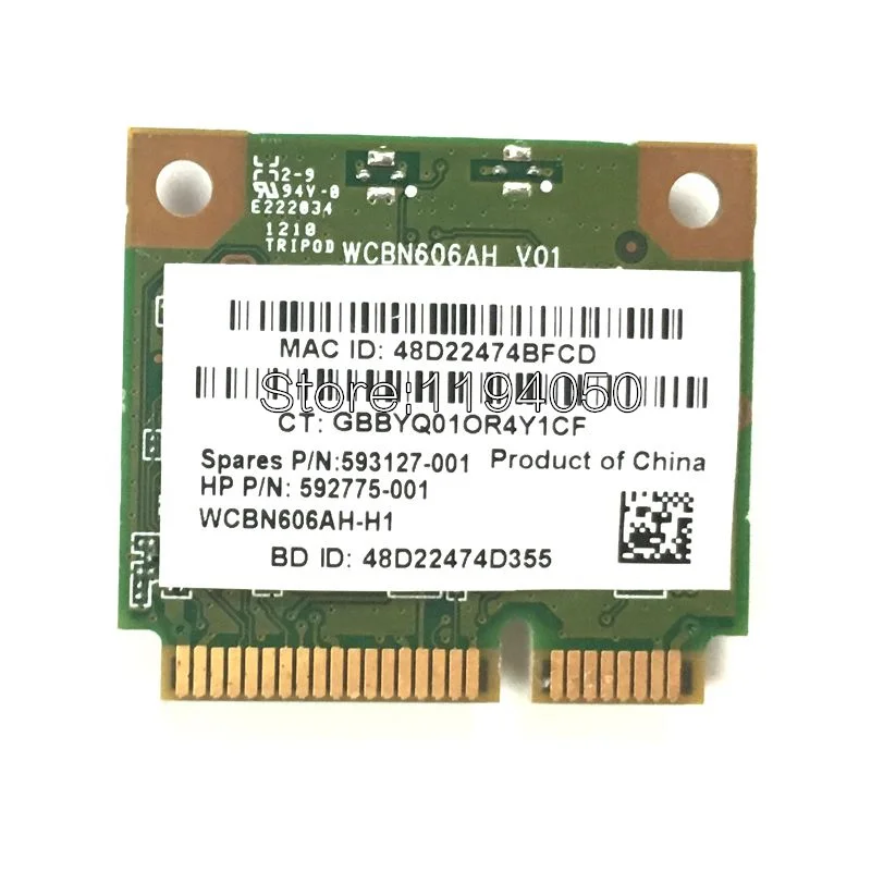 Atheros AR9285 AR5B195 150M+BT3.0 Half Mini PCIE Wireless