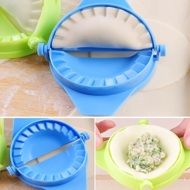 

Kitchen Tools Dumpling Jiaozi Maker Device Easy DIY Dumpling Mold Dumpling Wrapper Cutter Making Machine Cooking Pastry Tool