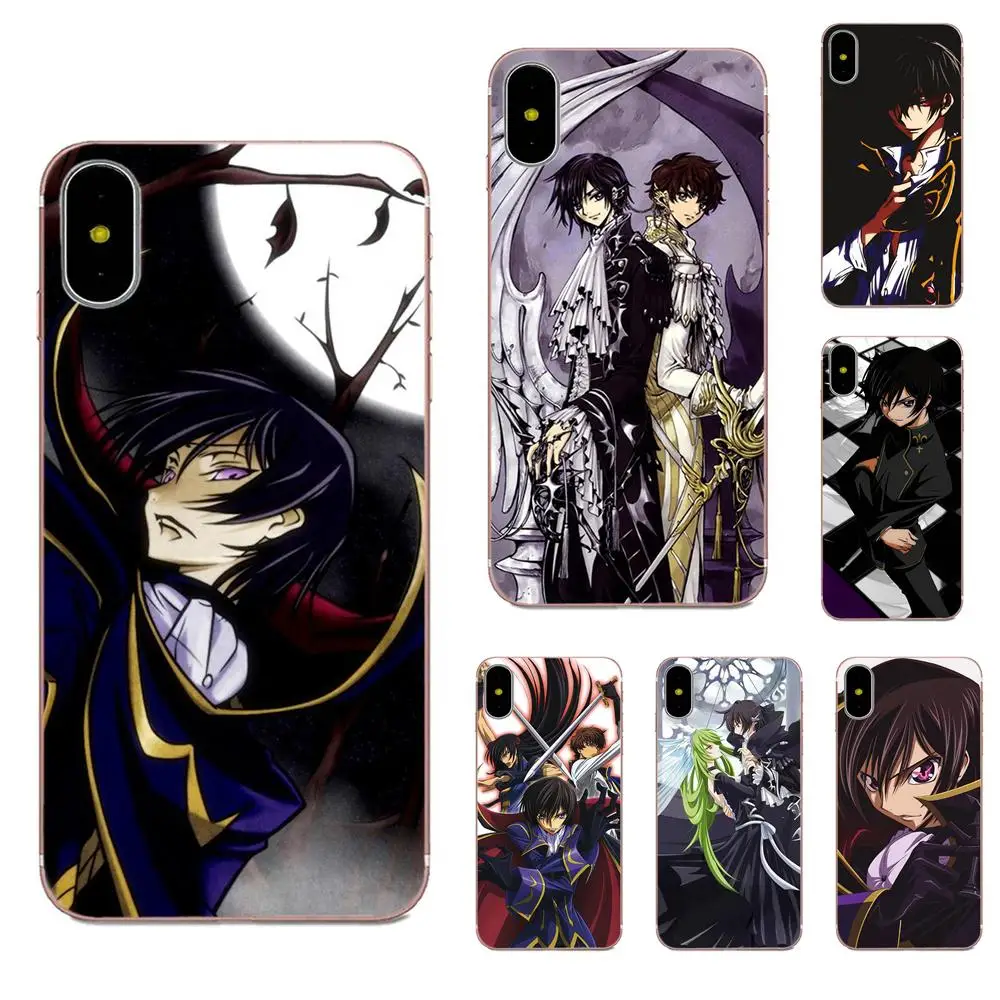 Мягкий силиконовый чехол аниме код Geass Letouch для Apple iPhone X XS Max XR 4 4S 5 5C 5S SE 6 6S 7 8