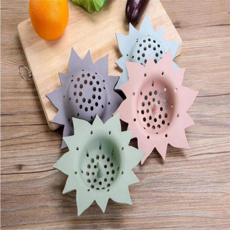 Household Strainers Sunflower Shape Drains Strainers Bathroom Shower Sewer Filter Cleaning Tool Kitchen Sink Accessories Household Strainers Sunflower Shape Drains Strainers Bathroom Shower Sewer Filter Cleaning Tool Kitchen Sink Accessories